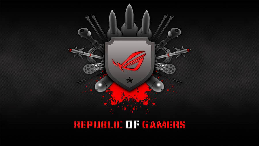 Garena Republic Of Gamers Logo Wallpaper