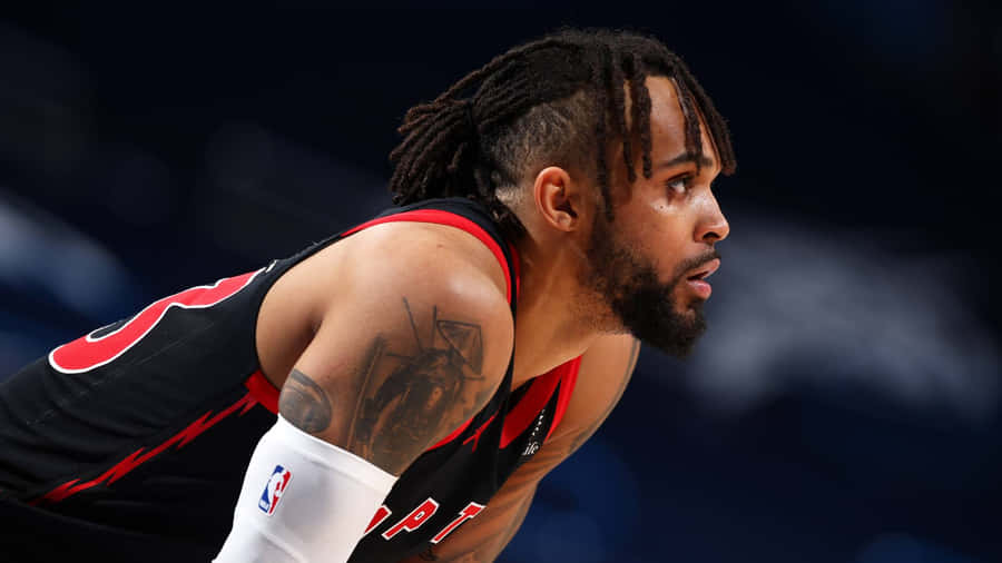 Gary Trent Jr Looks On At Chesapeake Energy Arena Wallpaper