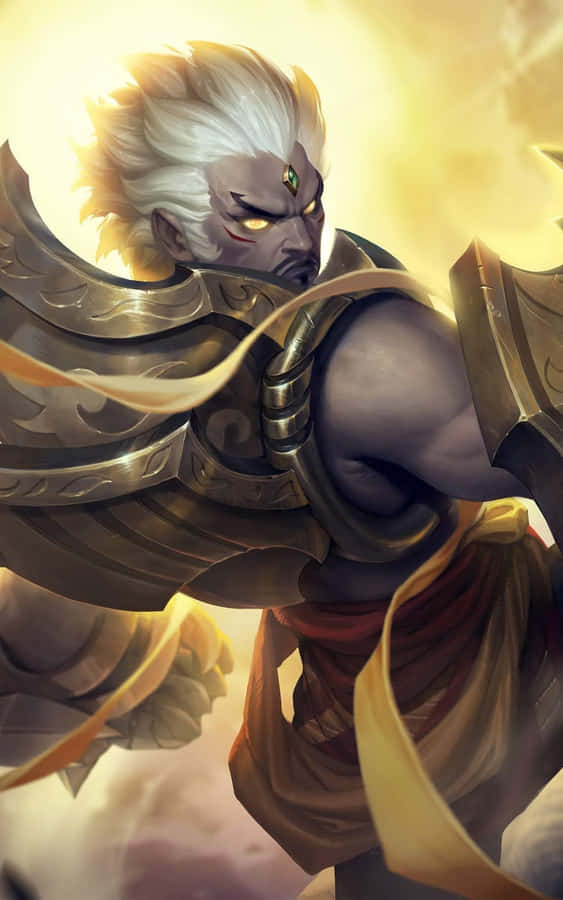 Gatotkaca Warrior Glance Wallpaper