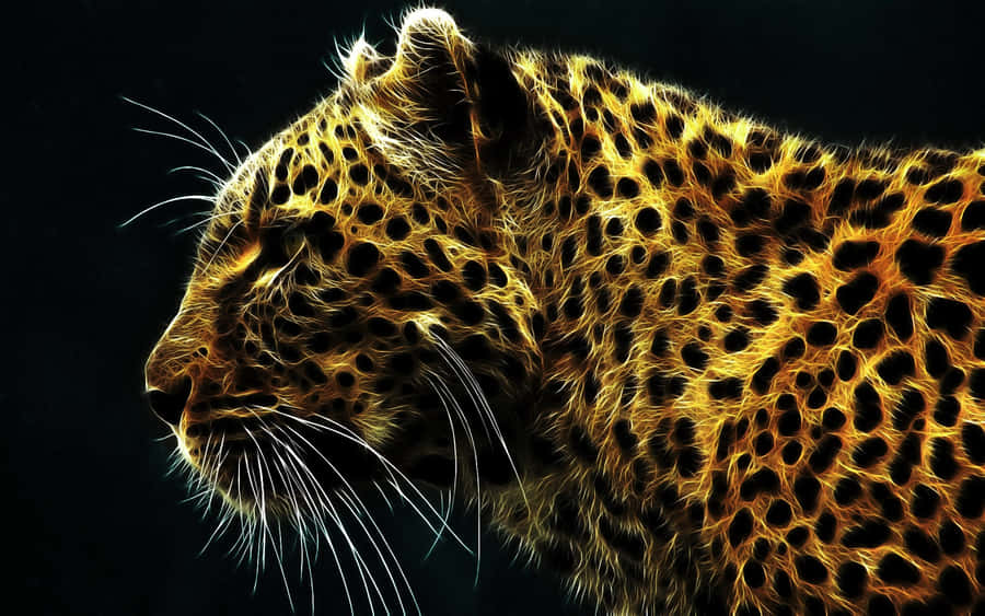 Gazing Wildlife Cheetah In Its Habitat Wallpaper