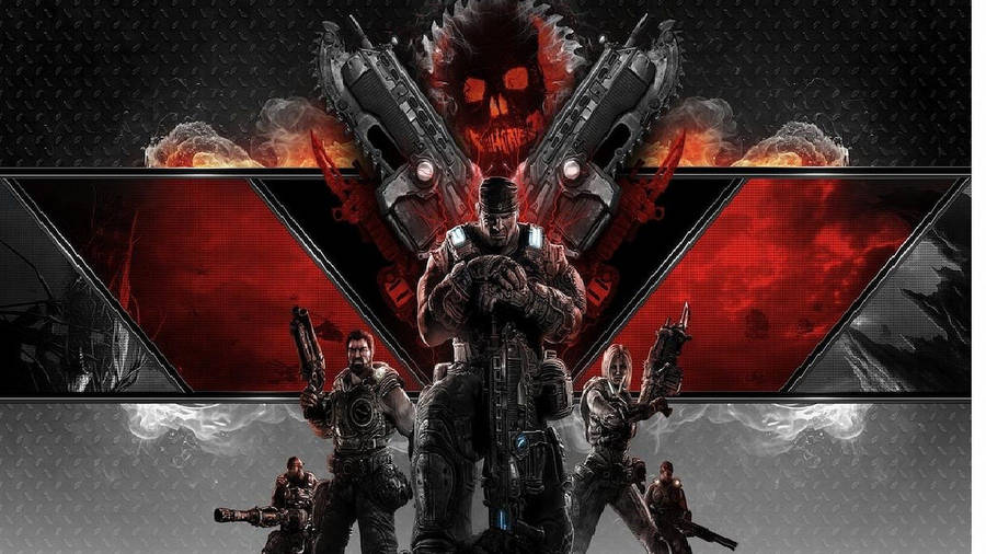 Gears Of War Military Hero Wallpaper