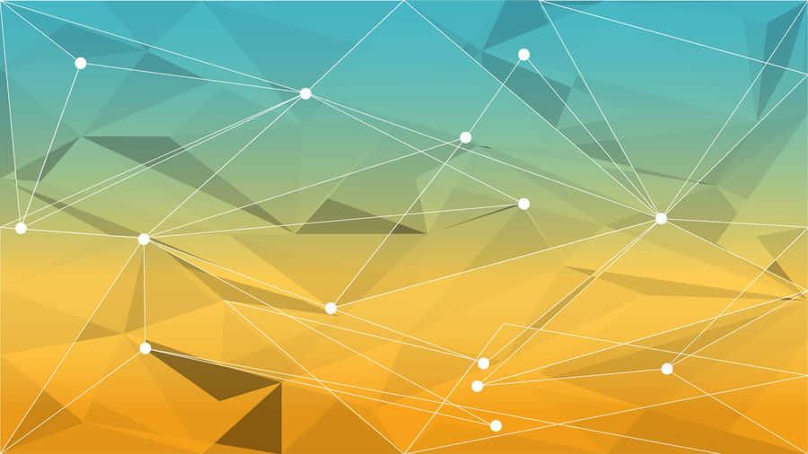 Geometric Desktop With Colorful Patterns Wallpaper