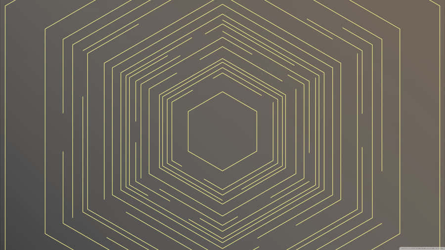 Geometric Pattern Of Hexagon Shapes Wallpaper
