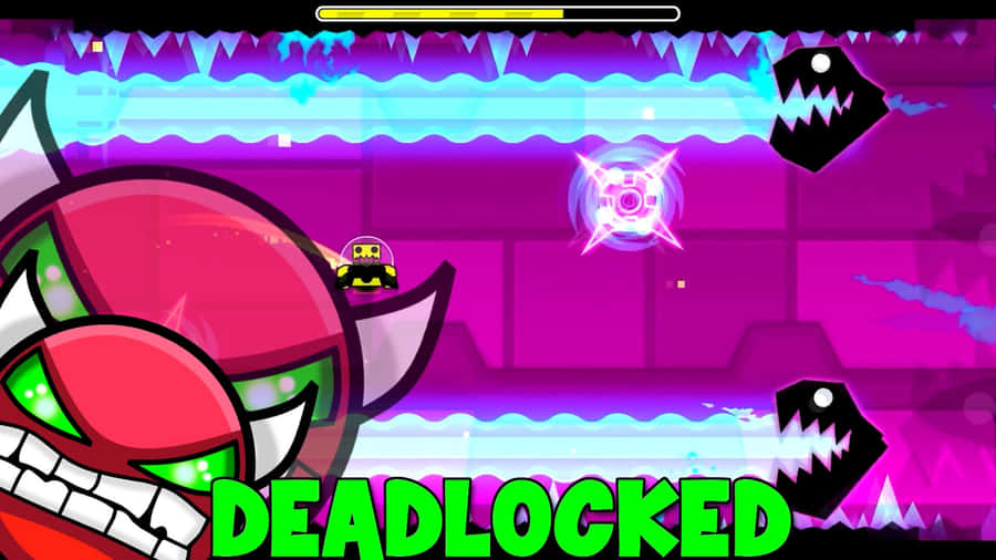 Geometry Dash Deadlocked Player Wallpaper