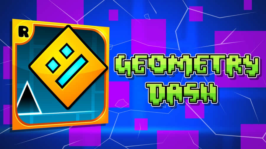 Geometry Dash Game Icon Wallpaper