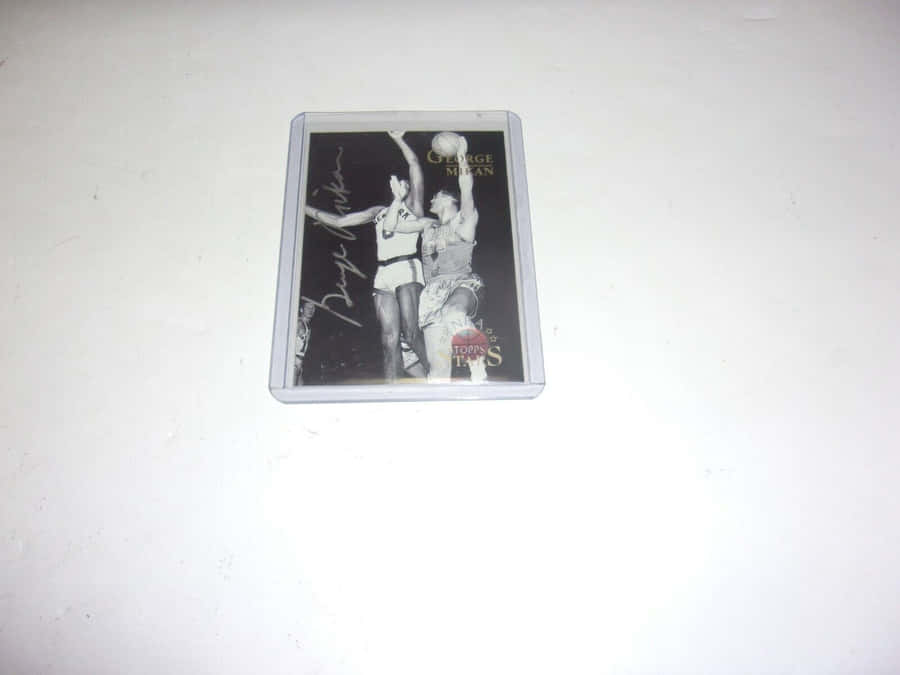 George Mikan Autograph Signed Basketball Merch Wallpaper