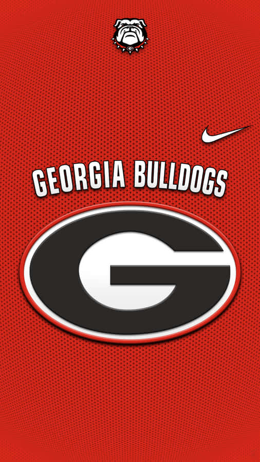 Georgia Bulldogs Phone Red Polyester Wallpaper
