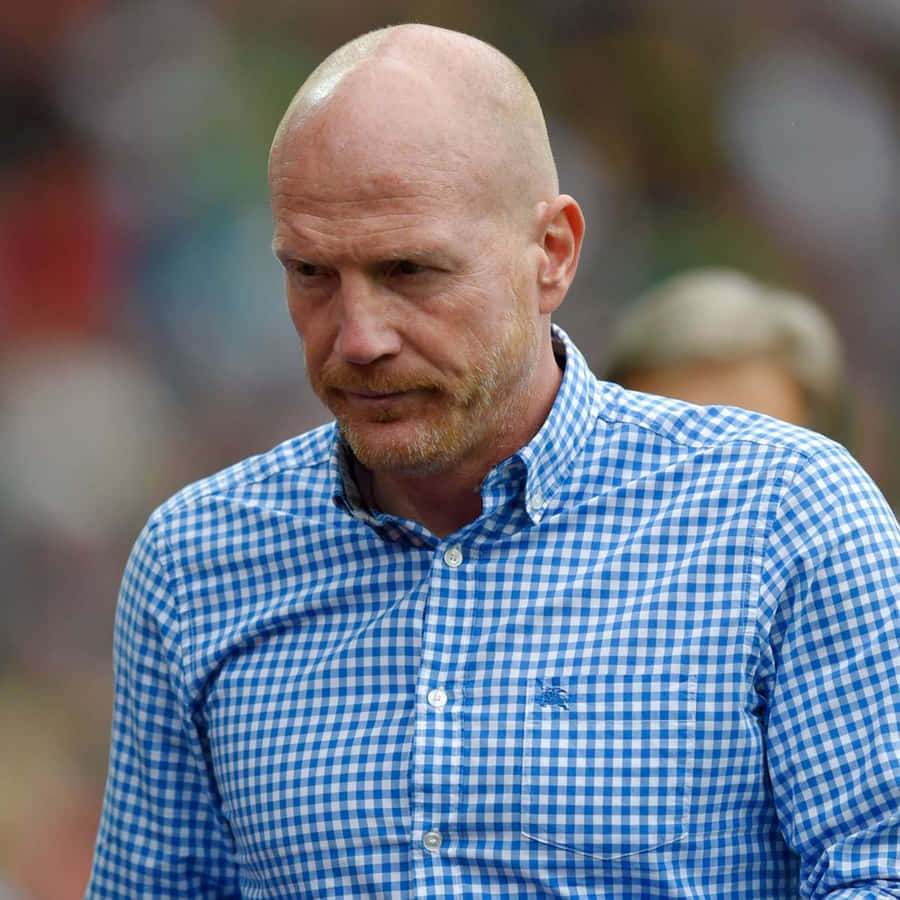 German Football Official Matthias Sammer In A Bad Mood Wallpaper