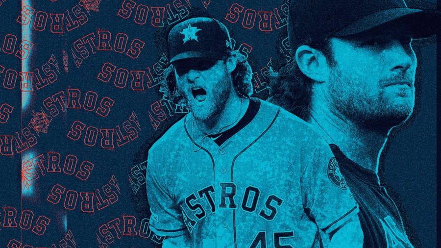 Gerrit Cole Tinted Wallpaper