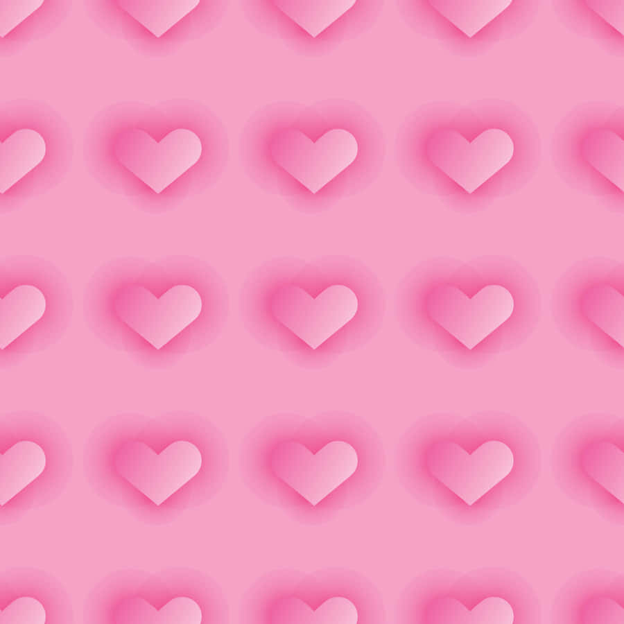 Get A Little Shimmer With Glitter Pink Hearts Wallpaper
