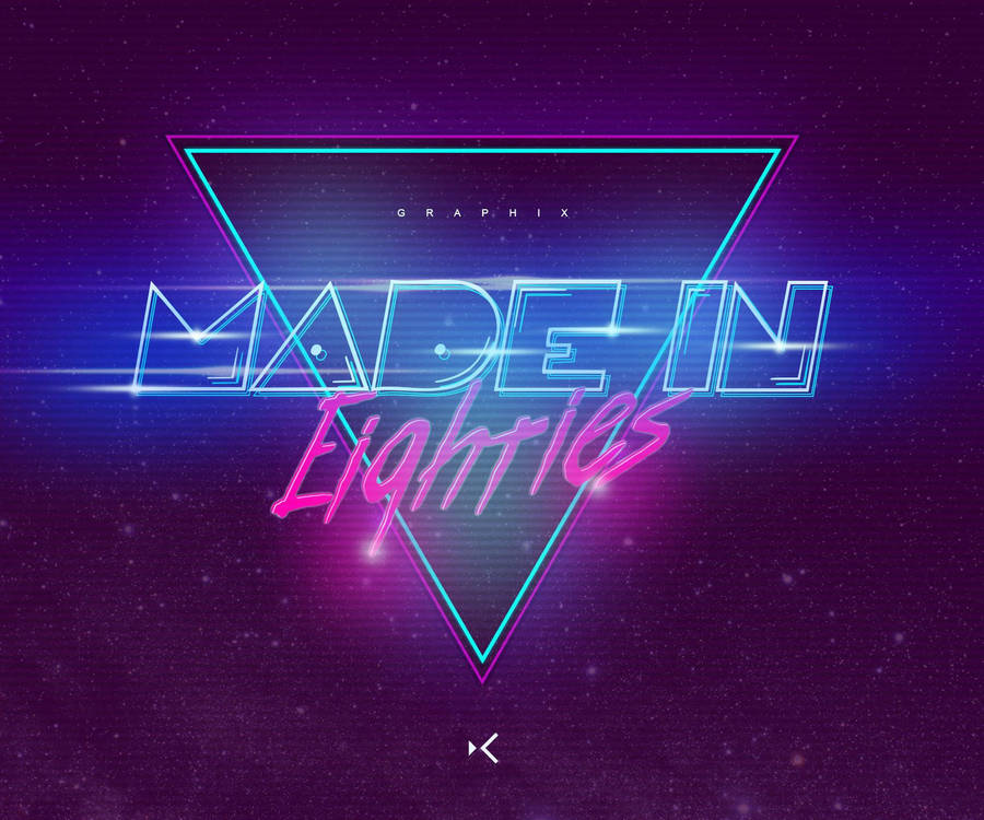 Get Lost In The Bright, Bold Colors Of The 80s Wallpaper