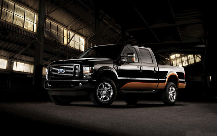 Get Prepped To Tear Up The Road With The Ford Powerstroke Wallpaper