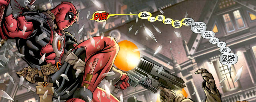 Get Ready For A Double Dose Of Excitement With Marvel Dual Screen Wallpaper