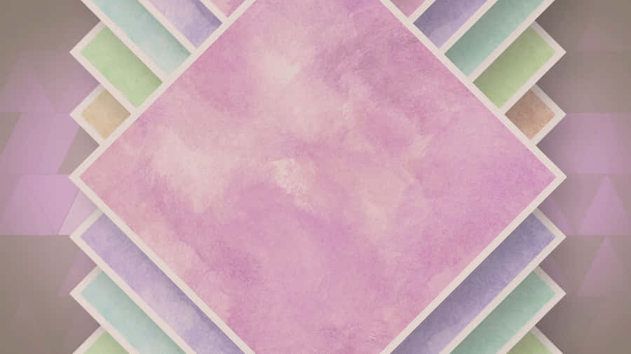 Get Ready For Productivity With This Aesthetically Pleasing Pastel Pink Computer Wallpaper