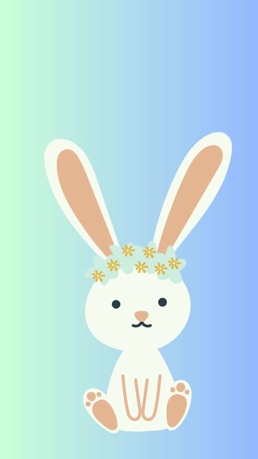 Get Ready For The Easter Party With This Fluffy Bunny! Wallpaper