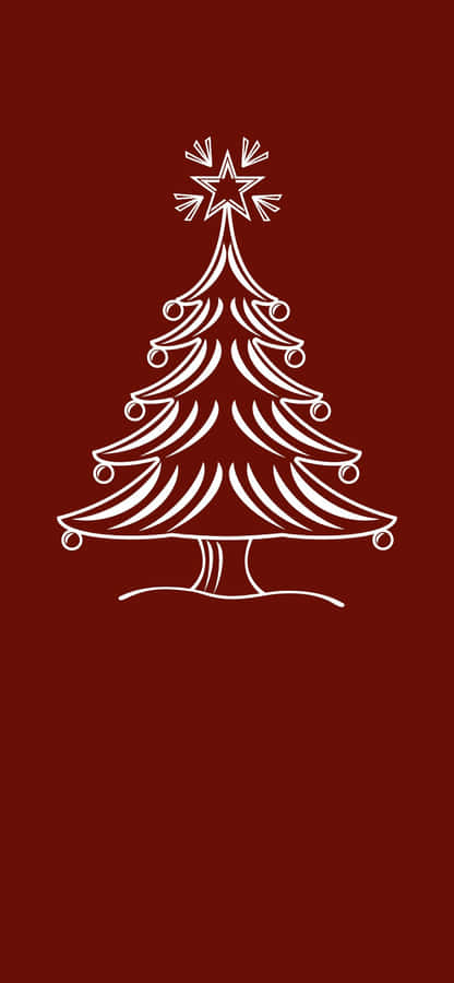 Get Ready For The Holidays With A Red Christmas Iphone! Wallpaper