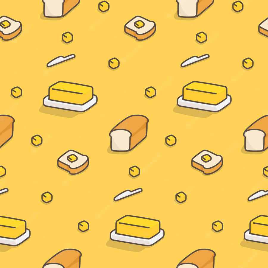 Get Ready To Feel Happy And Cheerful With Kawaii Yellow! Wallpaper