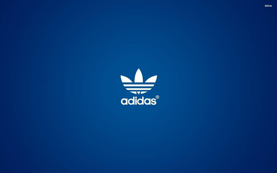 Get Ready To Flex In The Classic Adidas Blue. Wallpaper