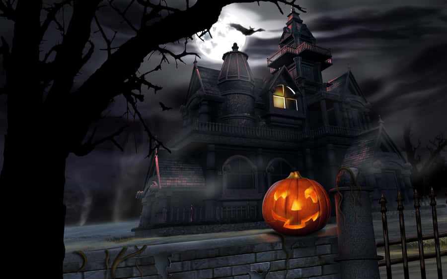 Get Ready To Have Fun This Halloween With Spooky Decorations! Wallpaper