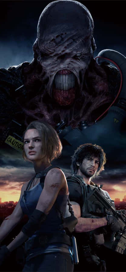 Get Ready To Join The Fight Against Evil With Resident Evil On Your Iphone. Wallpaper