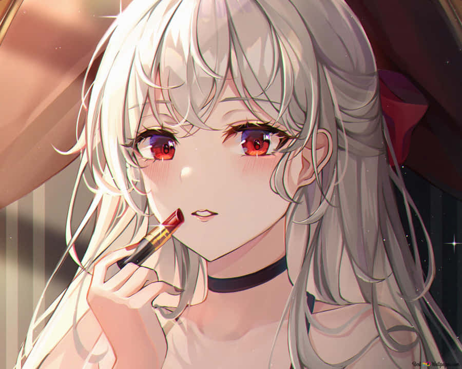 Get Ready To Step Into An All-white Anime World Wallpaper