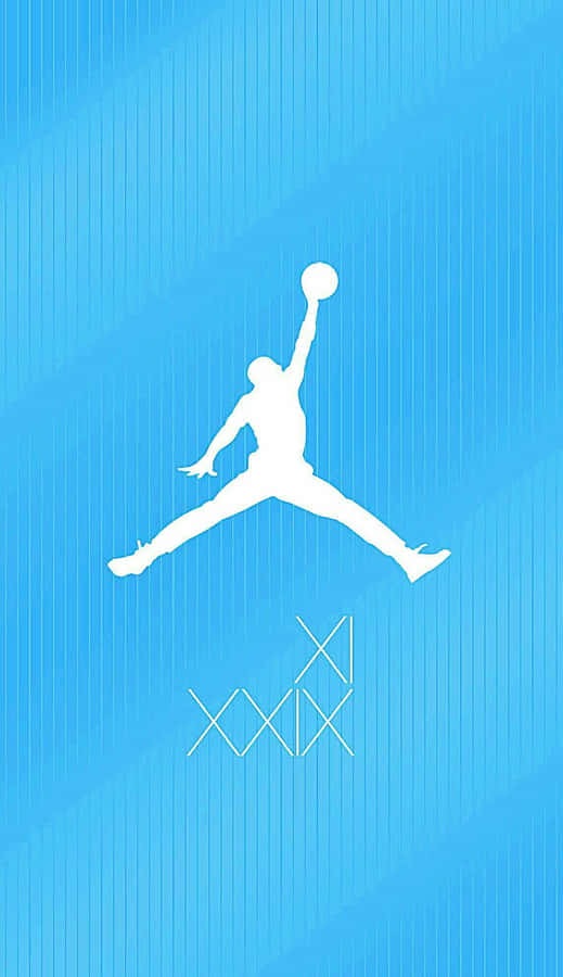 Get Your Magenta Jordan Logo Phone Today Wallpaper