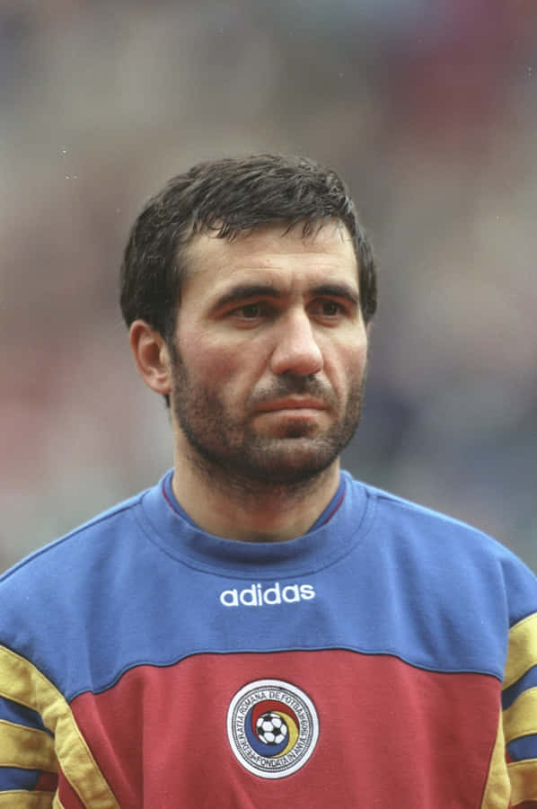 Gheorghe Hagi World Cup Qualifying Match Wallpaper