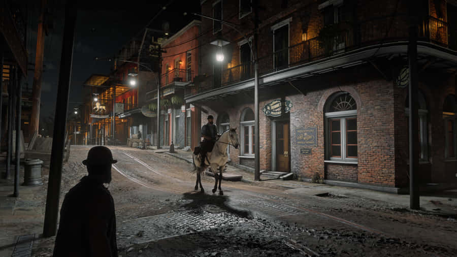 Ghetto Hood Brick Buildings Wallpaper