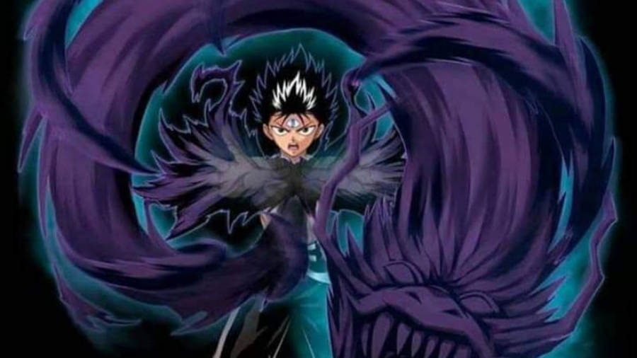 Ghost Fighter Hiei In Darkness Wallpaper