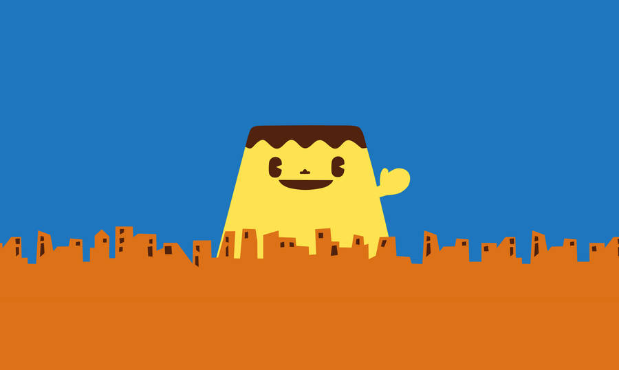 Ginat Pudding In The City Meme Wallpaper