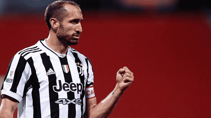 Giorgio Chiellini Juventus Fc Close Fist Wallpaper