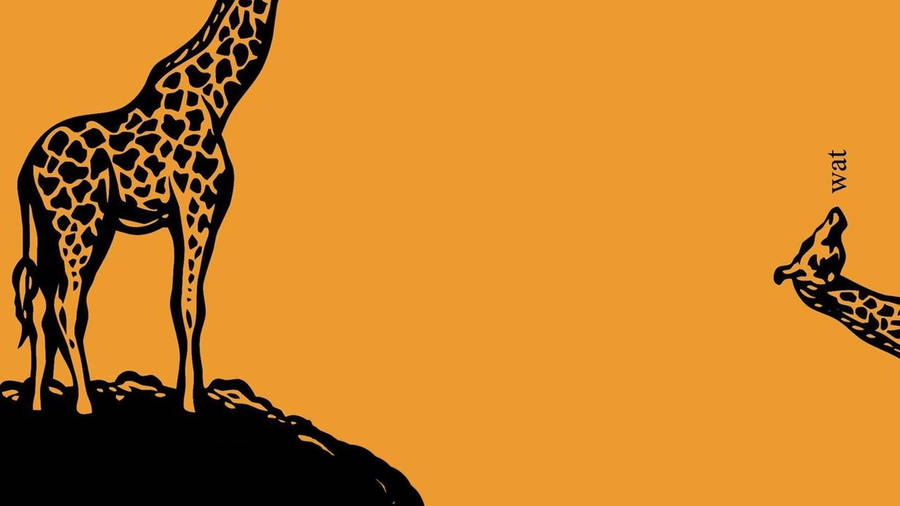 Giraffe Cartoon Clip Art Wallpaper