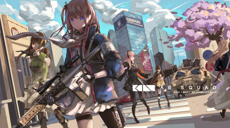 Girls Frontline Ar Squad Wallpaper