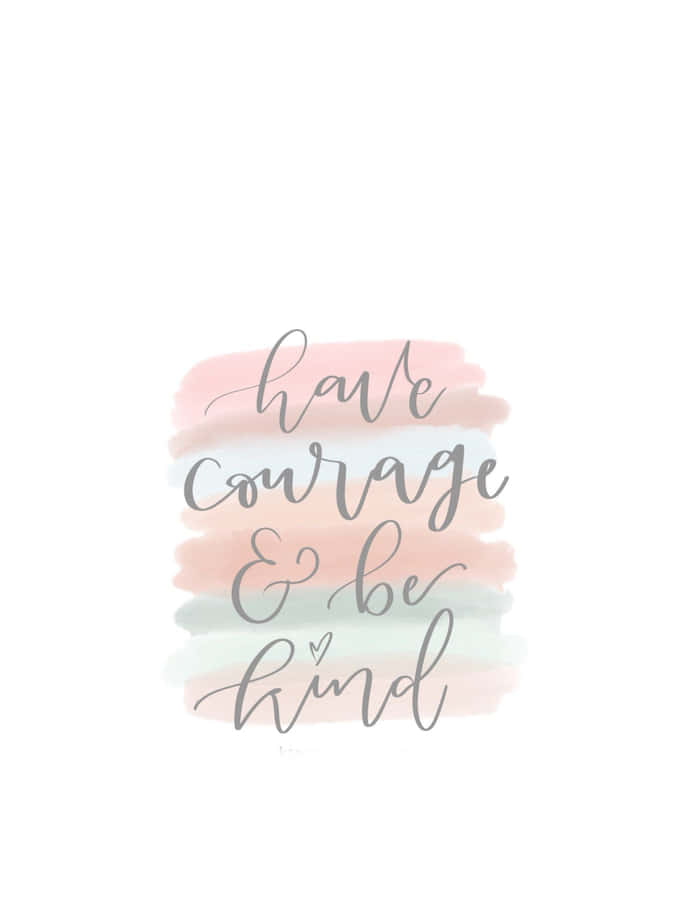 Girly Christian Minimalist Saying Wallpaper