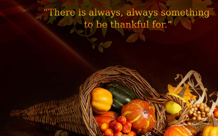 Give Thanks With A Beautiful Thanksgiving Feast. Wallpaper