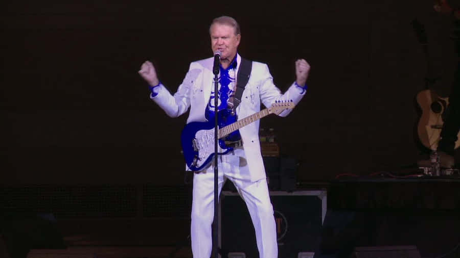 Glen Campbell Performing Live Wallpaper