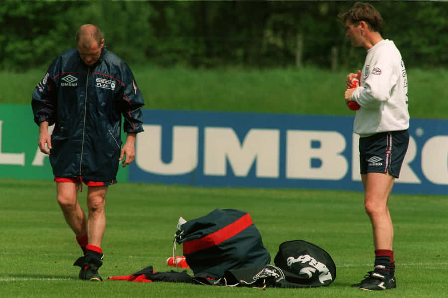 Glenn Hoddle Football Field Practice Wallpaper