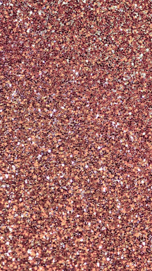 Glittery Rose Gold Phone Wallpaper