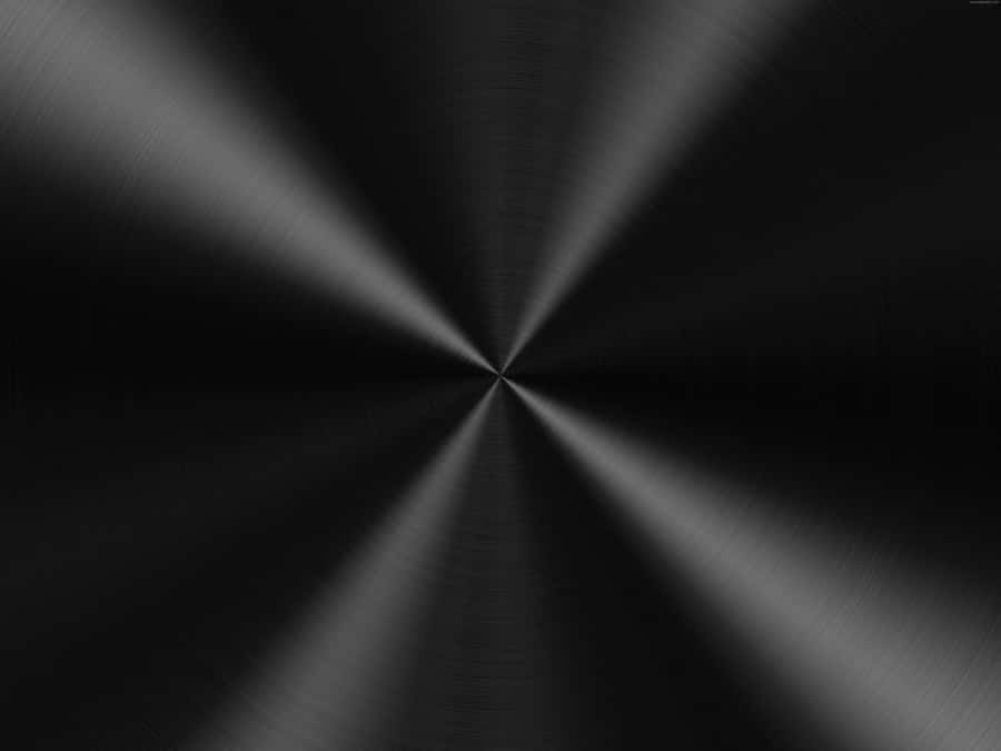 Glossy Black Radial Stainless Steel Wallpaper
