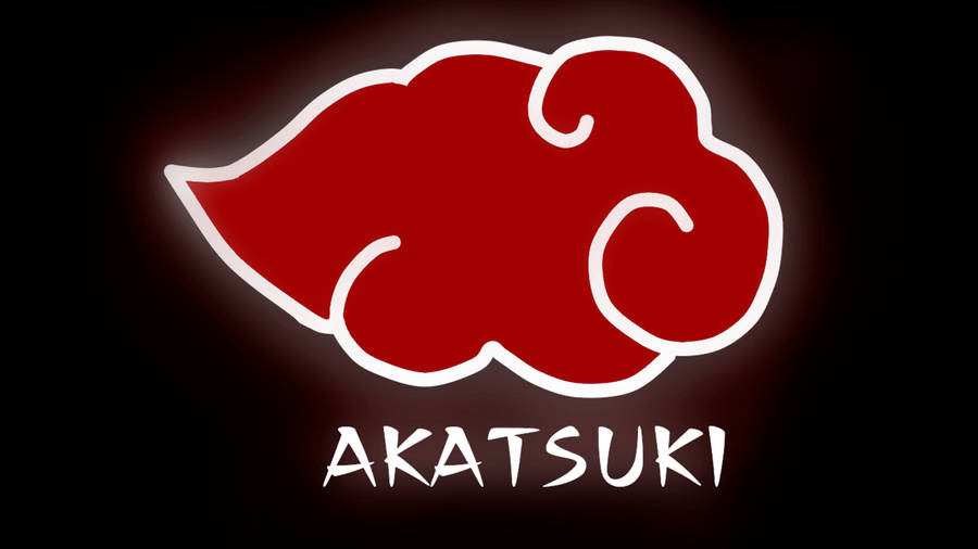 Glowing Akatsuki Cloud Iphone Wallpaper