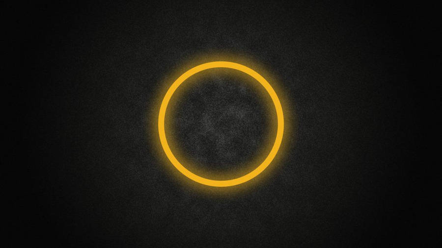 Glowing Circles Of Life Wallpaper