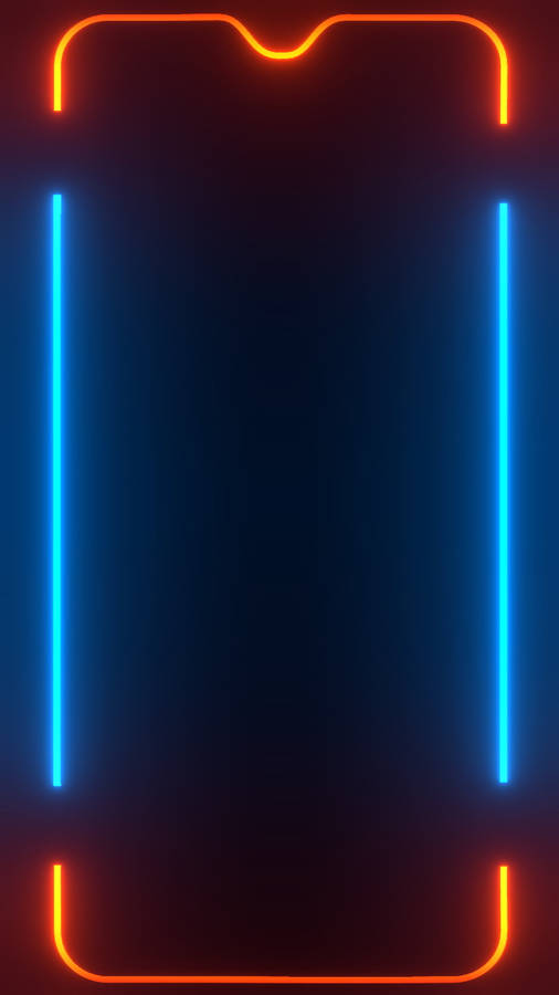 Glowing Fire And Ice Android Wallpaper