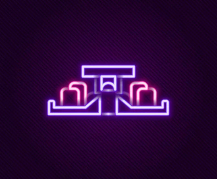 Glowing Neon Light F1 4k Wallpaper