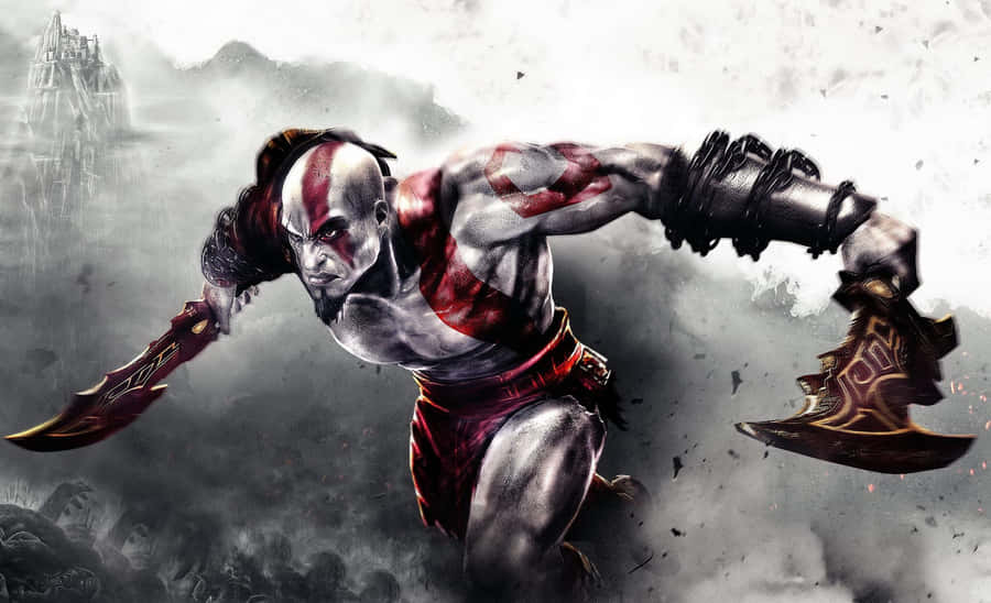 God Of War Iii Kratos Running Wallpaper