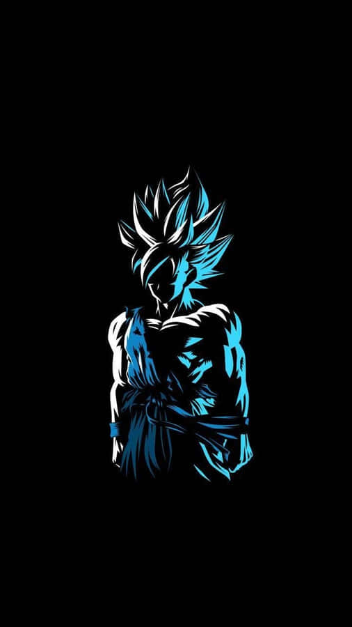 Goku And Vegeta Wield Their Powerful Ki Energy In Dragon Ball Black And White. Wallpaper