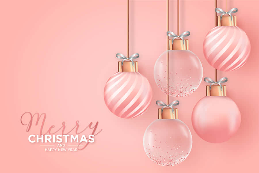Gold Christmas Bells Wallpaper