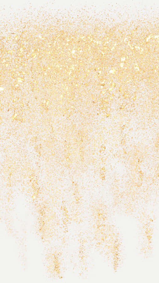 Gold Iphone Shining Paint Splatter Wallpaper