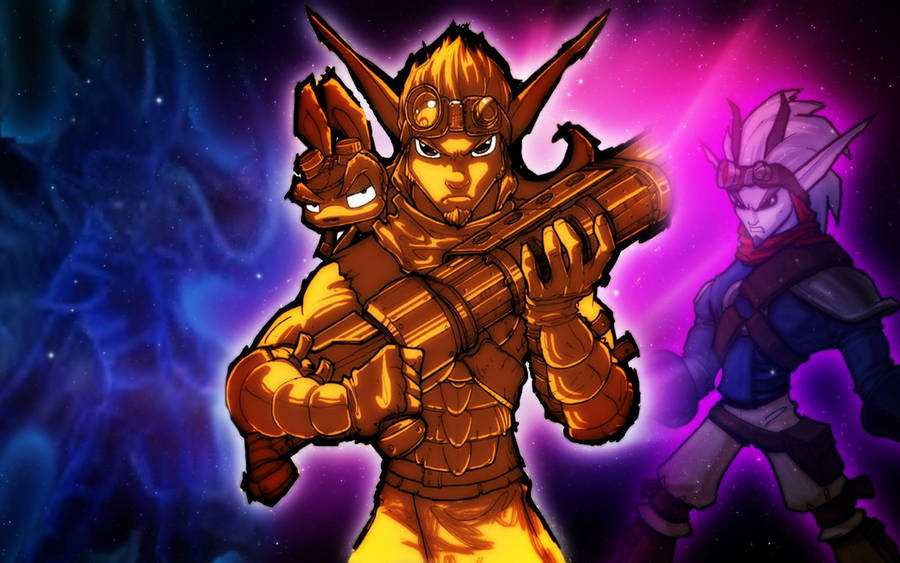 Gold Jak And Daxter Wallpaper