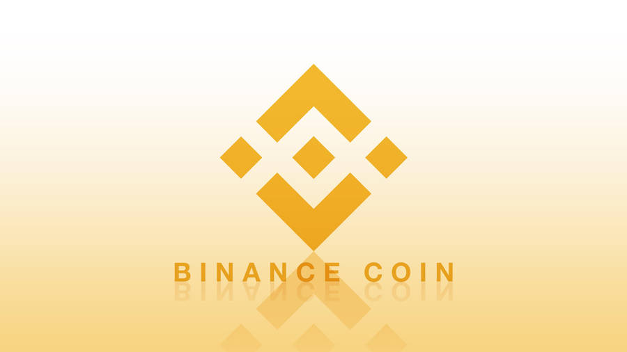 Golden Binance Coin Wallpaper