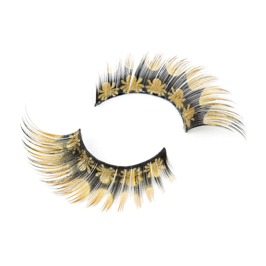 Golden Shimmer: Highlighting The Beauty Of An Eye Wallpaper